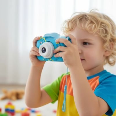 appareil photo enfant ergonomie adaptee