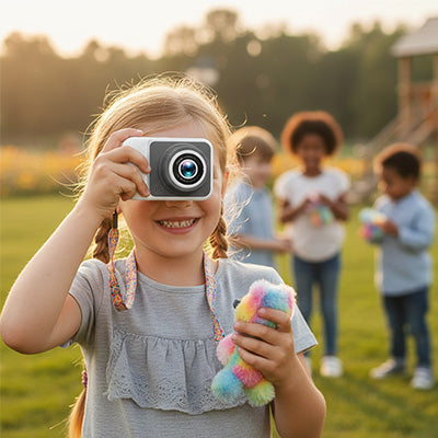 appareil photo enfant noir blanc