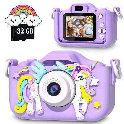 appareil photo enfants violet