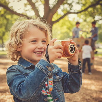 appareils photo enfant jaune