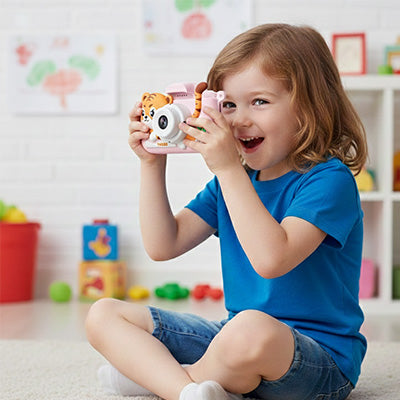 appareils photo enfant rose