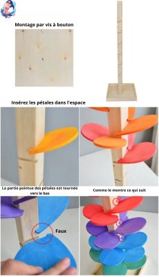 Arbre à pétale en bois - bebemam.com