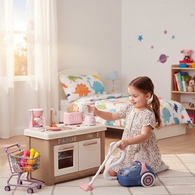 aspirateur enfant roues fonctionnelles