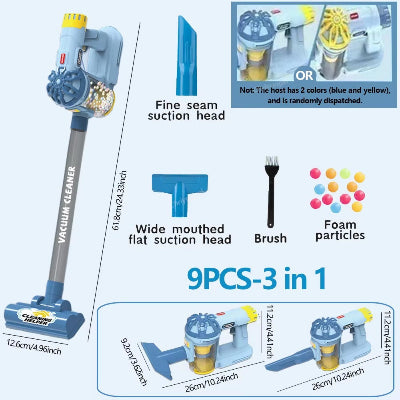 aspirateur enfants bleus