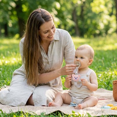 attache tetine facilite d entretien 