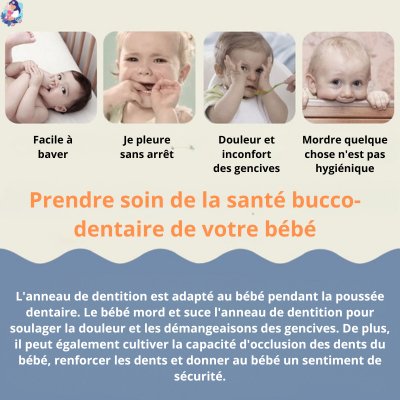 Attache tétine Fleur Baby Flower - bebemam.com