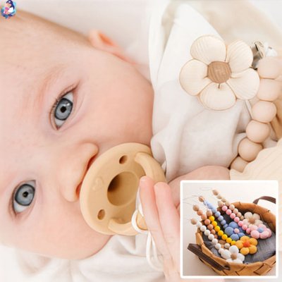 Attache tétine Fleur Baby Flower - bebemam.com