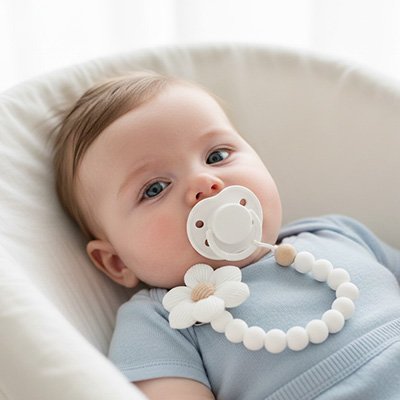 Attache tetine longueur securisee