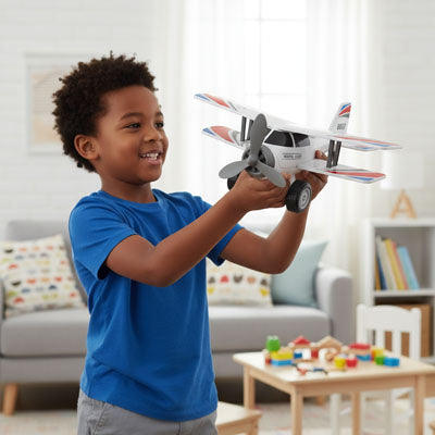 avion jouet adapte a differente surface
