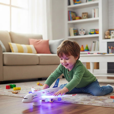 avion jouet spectacle visuel