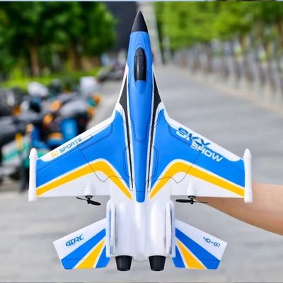 avion telecommande bleu