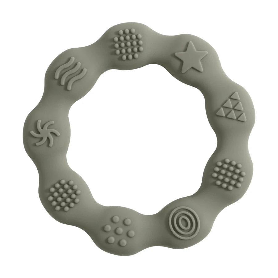 Baby Teether Health Care Molar Toy Tactile Cognition Food Grade Silicone Newborn Grip Teething Toys Baby Shower Gift BPA Free - bebemam.com