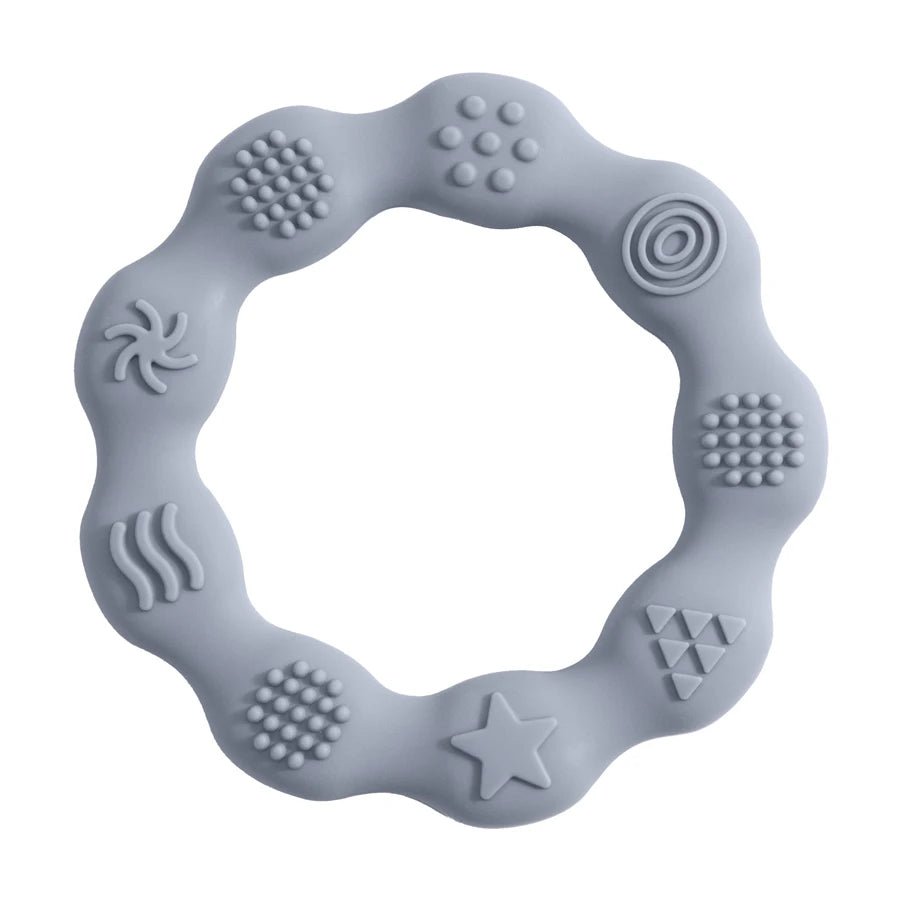 Baby Teether Health Care Molar Toy Tactile Cognition Food Grade Silicone Newborn Grip Teething Toys Baby Shower Gift BPA Free - bebemam.com