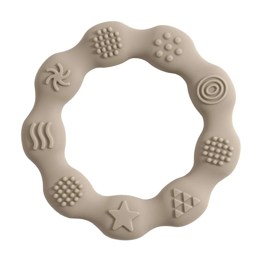 Baby Teether Health Care Molar Toy Tactile Cognition Food Grade Silicone Newborn Grip Teething Toys Baby Shower Gift BPA Free - bebemam.com