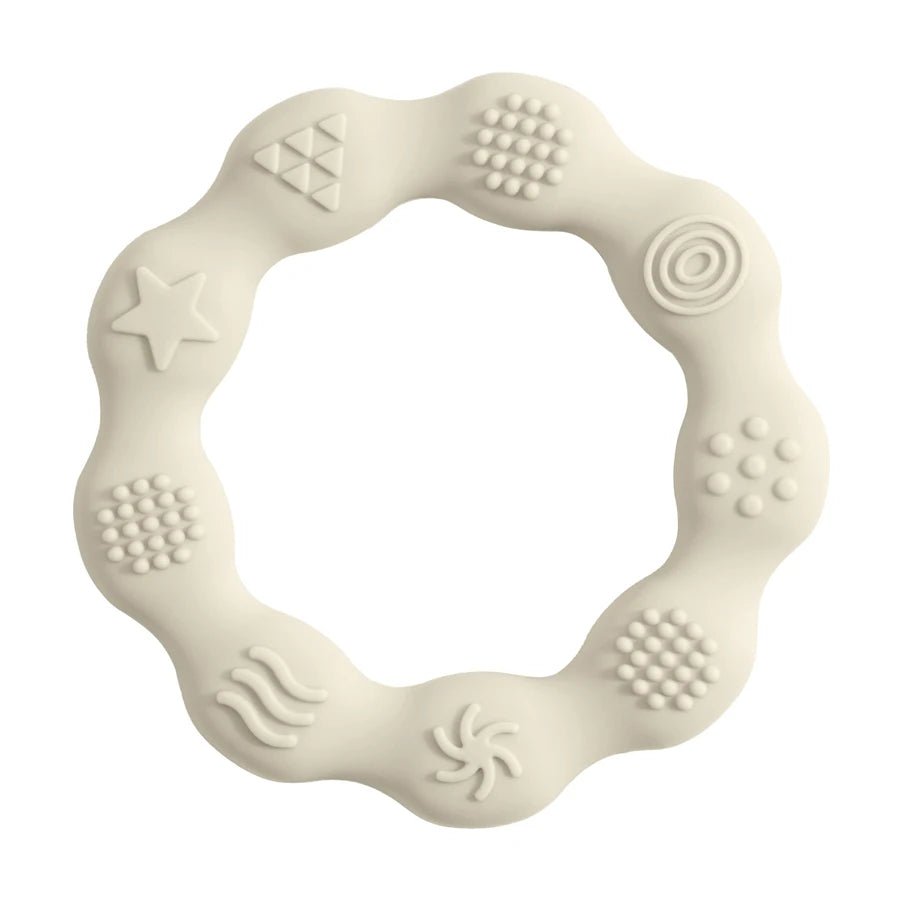 Baby Teether Health Care Molar Toy Tactile Cognition Food Grade Silicone Newborn Grip Teething Toys Baby Shower Gift BPA Free - bebemam.com