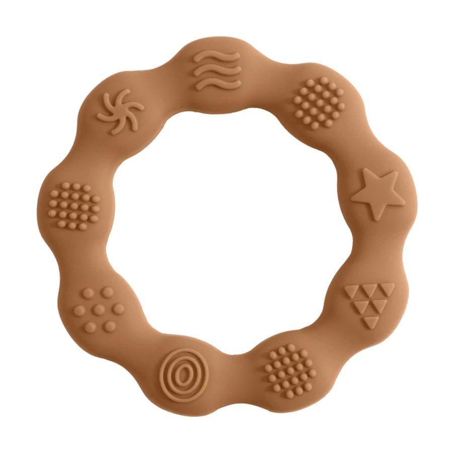 Baby Teether Health Care Molar Toy Tactile Cognition Food Grade Silicone Newborn Grip Teething Toys Baby Shower Gift BPA Free - bebemam.com