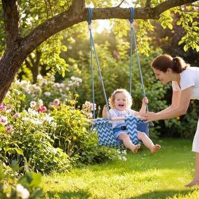 Balançoire bébé jardin | Évolutive 6 mois-6 ans
