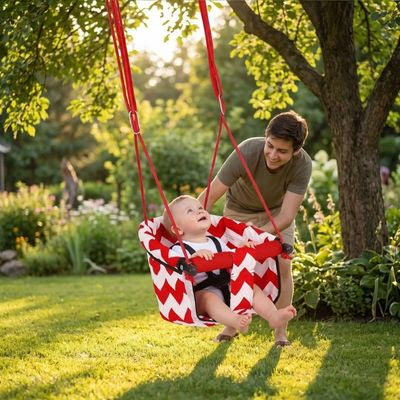 balancoire bebe jardin compacte