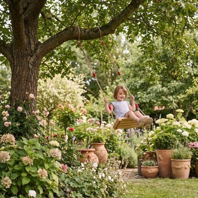 Balançoire pour enfants | Bois Sécurisée