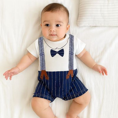 barboteuse​ col contraste