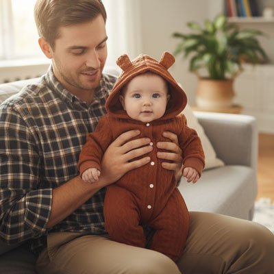 barboteuse​ tissu epais mais respirant 