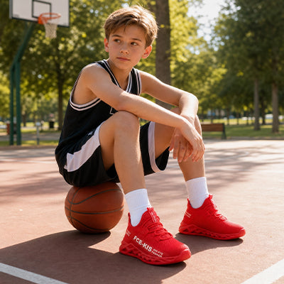 basket enfant rouge