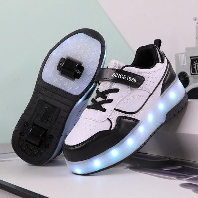 basket roller enfant noir