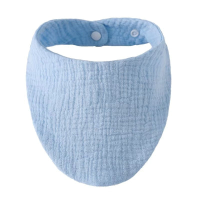 bavoir bandana bleu