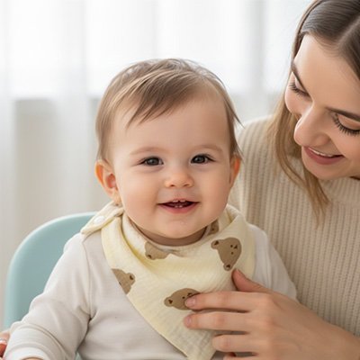 bavoir bandana entretien facile