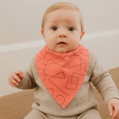 bavoir bandana reversible 