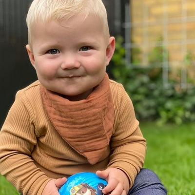 bavoir bandana textile double epaisseur