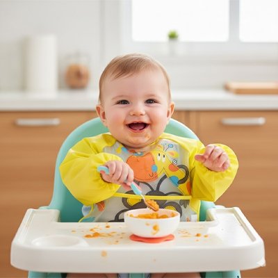 bavoir bebe facilitant le nettoyage rapide