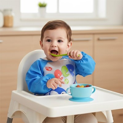 bavoir bebe legerete et souplesse