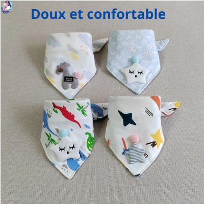 Bavoir pour bébé BANDANA™ - bebemam.com
