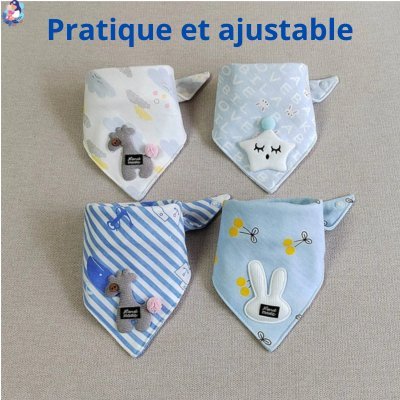 Bavoir pour bébé BANDANA™ - bebemam.com