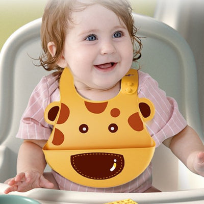 bavoir pour bebe motif animal ludique