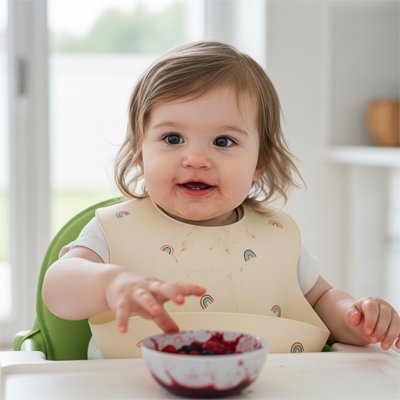 bavoir silicone autonomie encouragee