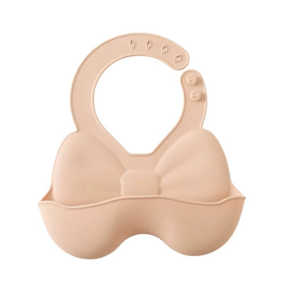 bavoir silicone beige