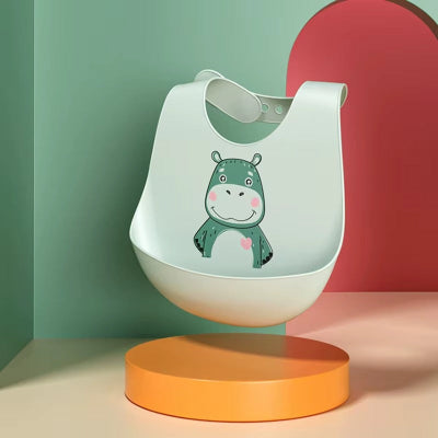 bavoir silicone hippopotame