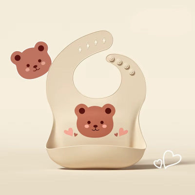 bavoir silicone ours