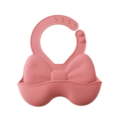 bavoir silicone rose