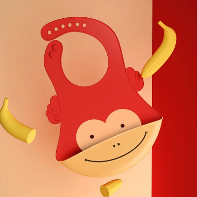bavoir silicone singe