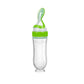 biberon cuillere babyum vert