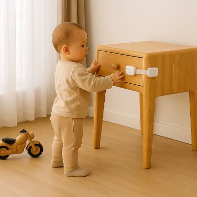 bloque porte bebe interieur elegant