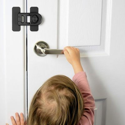 bloque porte bebe systeme adhesive