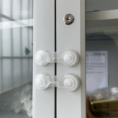 bloque porte pour bebe transparent court