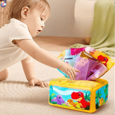 Boîte à Mouchoirs bébé CRINKLY™ - bebemam.com