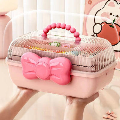 boite de rangement rose