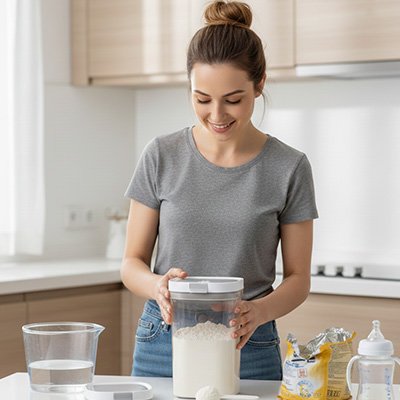 boite doseuse lait couvercle etanche