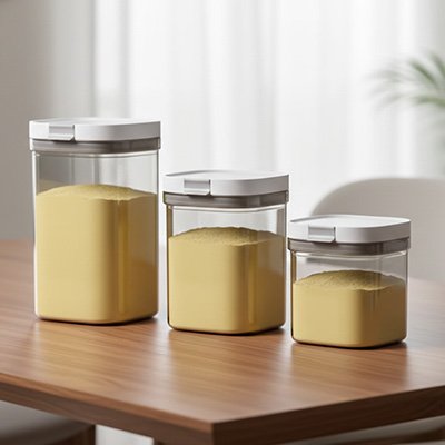 boite doseuse lait disponible en plusieurs tailles